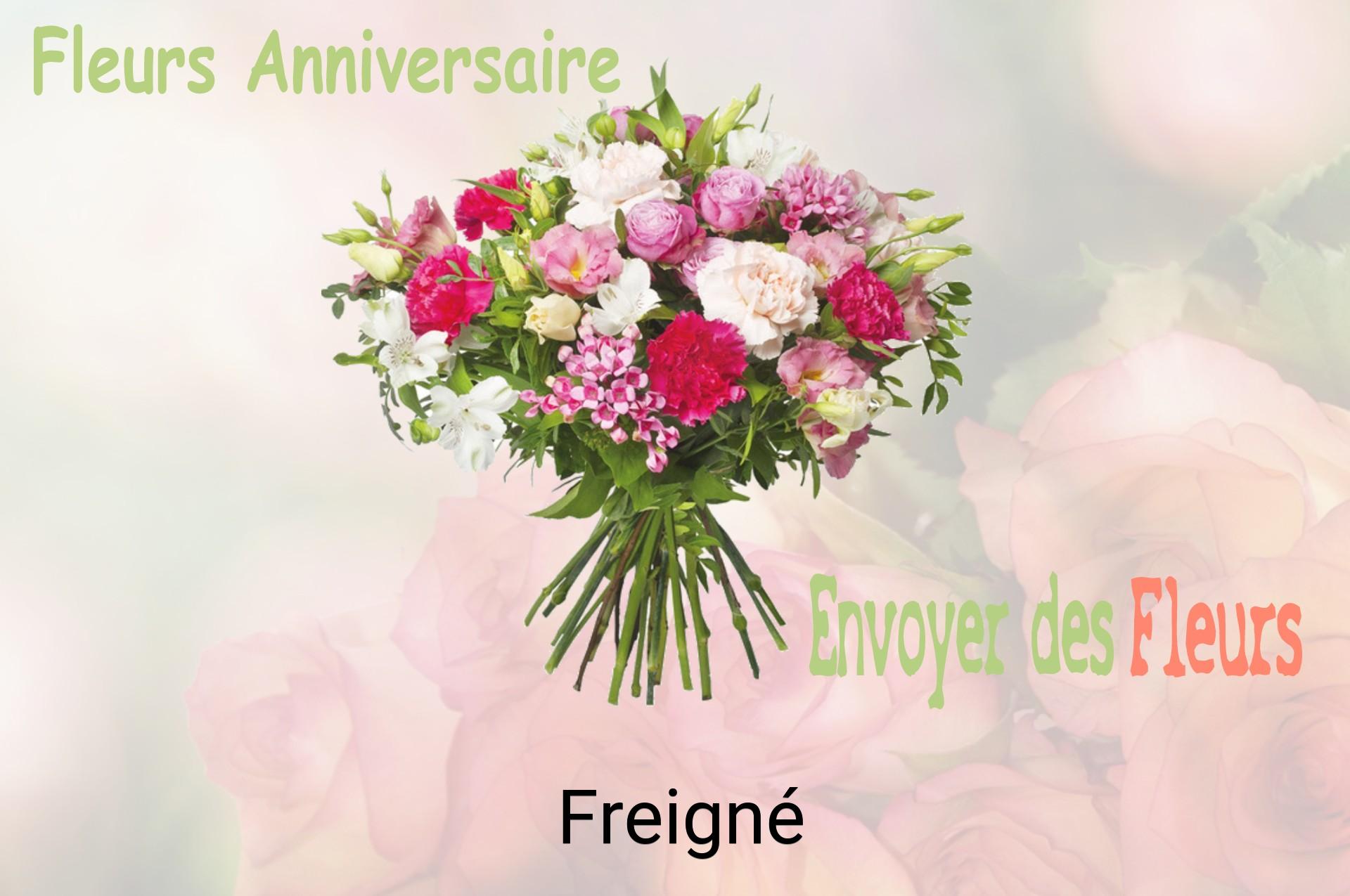 Bouquet de fleurs d’anniversaire livré à Freigné